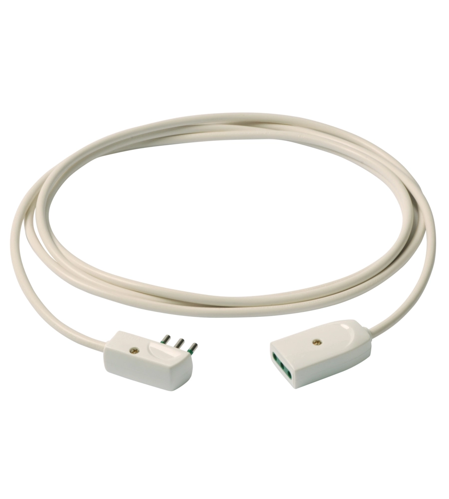 CAVO PROLUNGA 3 METRI BIANCO 3G0,75+SPINAPIATTA - VIMAR.